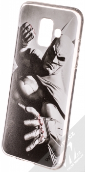 DC Comics Batman 019 TPU ochranný silikonový kryt s motivem pro Samsung Galaxy A6 (2018) šedá (grey)