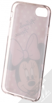 Disney Minnie Mouse 008 TPU ochranný silikonový kryt s motivem pro Apple iPhone 6, iPhone 6S, iPhone 7, iPhone 8 světle růžová (light pink) zepředu