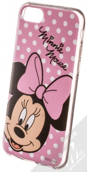 Disney Minnie Mouse 008 TPU ochranný silikonový kryt s motivem pro Apple iPhone 6, iPhone 6S, iPhone 7, iPhone 8 světle růžová (light pink)