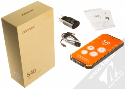 Doogee S40 32GB oranžová (fire orange) balení