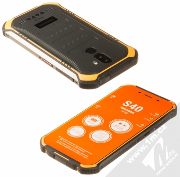 Doogee S40 32GB oranžová (fire orange) zboku