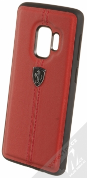 Ferrari Heritage Real Leather ochranný kryt pro Samsung Galaxy S9 (FEHDEHCS9RE) červená (red)