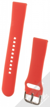 Fixed Silicone Strap Color Silikonový sportovní řemínek s univerzální osičkou 22mm červená (red)