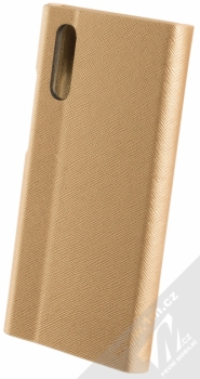 Forcell Bravo Book flipové pouzdro pro Huawei P20 zlatá (gold) zezadu