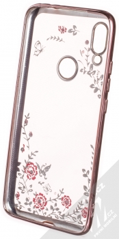 Forcell Diamond TPU ochranný kryt pro Xiaomi Redmi 7 růžově zlatá (rose gold) zepředu