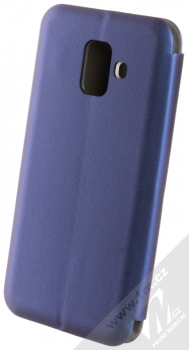 Forcell Elegance Book flipové pouzdro pro Samsung Galaxy A6 (2018) tmavě modrá (dark blue) zezadu