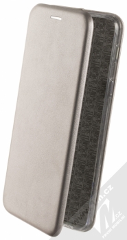 Forcell Elegance Book flipové pouzdro pro Samsung Galaxy A6 Plus (2018) kovově šedá (steel)