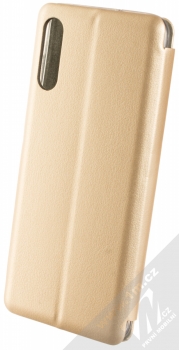 Forcell Elegance Book flipové pouzdro pro Samsung Galaxy A70 zlatá (gold) zezadu