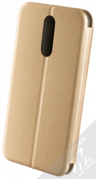Forcell Elegance Book flipové pouzdro pro Xiaomi Redmi 8 zlatá (gold) zezadu