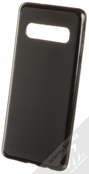 Forcell Jelly Back Matt Case TPU ochranný silikonový kryt pro Samsung Galaxy S10 černá (black)