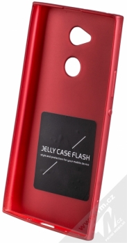 Forcell Jelly Matt Case TPU ochranný silikonový kryt pro Sony Xperia XA2 Ultra červená (red) zepředu