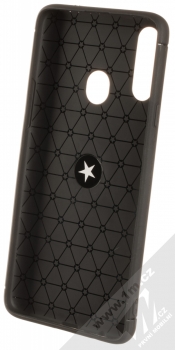 Forcell Ring ochranný kryt s držákem na prst pro Samsung Galaxy A20s černá (black) zepředu