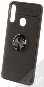 Forcell Ring ochranný kryt s držákem na prst pro Samsung Galaxy A20s černá (black)