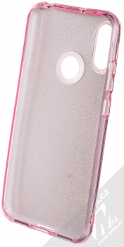 Forcell Shining třpytivý ochranný kryt pro Huawei Y6 (2019) růžová (pink) zepředu