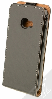 ForCell Slim Flip Flexi otevírací pouzdro pro Samsung Galaxy Xcover 4 černá (black) zezadu