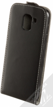 Forcell Slim Flip Flexi otevírací pouzdro pro Samsung Galaxy J6 (2018) černá (black) zezadu