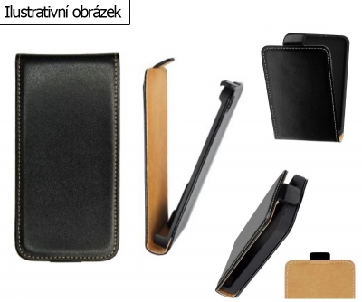 ForCell Slim Flip otevírací pouzdro pro LG P710 Optimus L7 II černá (black)