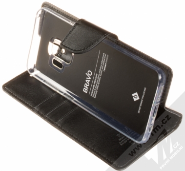 Goospery Bravo Diary flipové pouzdro pro Samsung Galaxy S9 černá (black) stojánek