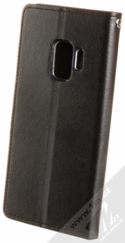 Goospery Bravo Diary flipové pouzdro pro Samsung Galaxy S9 černá (black) zezadu