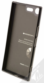 Goospery i-Jelly Case TPU ochranný kryt pro Sony Xperia XZ Premium černá (metal black) zepředu