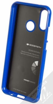 Goospery Jelly Case TPU ochranný silikonový kryt pro Huawei P20 Lite tmavě modrá (dark blue) zepředu
