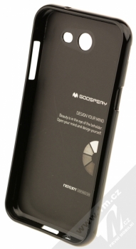 Goospery Jelly Case TPU ochranný silikonový kryt pro Samsung Galaxy J3 (2017) černá (black) zepředu