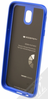 Goospery Jelly Case TPU ochranný silikonový kryt pro Samsung Galaxy J7 (2017) tmavě modrá (dark blue) zepředu