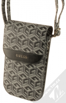 Guess G-Cube Universal Phone Pouch univerzální pouzdro kabelka s kapsičkami (GUWBHGCFSEK) černá (black)