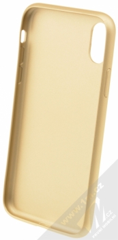 Guess IriDescent Hard Case ochranný kryt pro Apple iPhone X (GUHCPXIGLGO) zlatá (all gold) zepředu