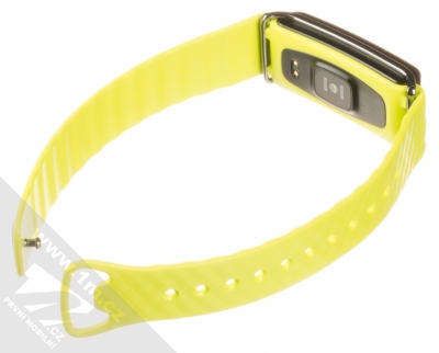 Huawei Color Band A2 chytrý fitness náramek se senzorem srdečního tepu žlutá (yellow) rozepnuté zezadu