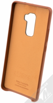 Huawei Leather Case originální kožený kryt pro Huawei Mate S hnědá (brown) zepředu