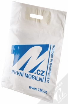 Igelitová taška 1M.cz velikost L bílá (white)