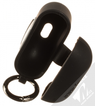 Karl Lagerfeld Choupette AirPods Silicone Case silikonové pouzdro pro sluchátka Apple AirPods 3 (KLACA3SILCHBK) černá (black) otevřené
