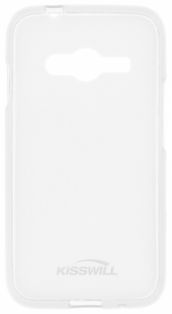 Kisswill TPU Open Face silikonové pouzdro pro Samsung Galaxy Trend 2 Lite bílá průhledná (white)