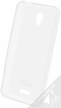 Kisswill TPU Open Face silikonové pouzdro pro Lenovo A Plus, Lenovo B bílá průhledná (white) zepředu