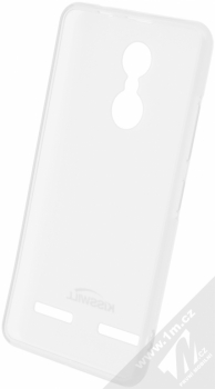 Kisswill TPU Open Face silikonové pouzdro pro Lenovo K6 bílá průhledná (white transparent) zepředu