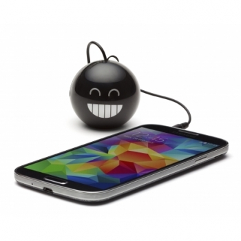 KitSound Mini Buddy Bomb reproduktor pro mobilní telefon, mobil, smartphone - Bomba černá (black)