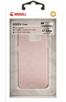 Krusell Boden Cover ochranný kryt pro Samsung Galaxy S7 Edge černá (transparent black) krabička
