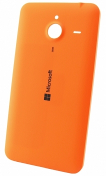 Microsoft originální kryt baterie pro Microsoft Lumia 640 XL Dual Sim, Lumia 640 XL LTE oranžová (bright orange) šikmo zezadu