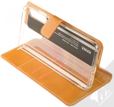 Molan Cano Issue Diary flipové pouzdro pro Huawei P Smart Pro hnědá (brown) stojánek