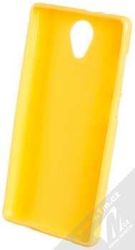 MyPhone TPU silikonový ochranný kryt pro MyPhone Fun LTE žlutá (yellow) zepředu