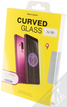 Nano Optics 5D UV Premium Tempered Glass ochranné tvrzené sklo na kompletní displej pro Samsung Galaxy S10 Plus krabička