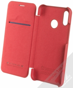 Nillkin Qin flipové pouzdro pro Huawei P20 Lite červená (red) otevřené
