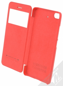 Nillkin Qin flipové pouzdro pro Xiaomi Mi 5S červená (red) otevřené