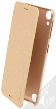 Nillkin Sparkle Flip kožené pouzdro pro HTC Desire 530, Desire 630 zlatá (gold)