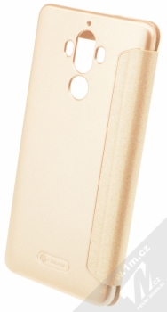 Nillkin Sparkle flipové pouzdro pro Huawei Mate 9 zlatá (gold) zezadu
