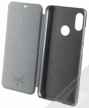 Nillkin Sparkle flipové pouzdro pro Xiaomi Mi8 šedá (night black) otevřené