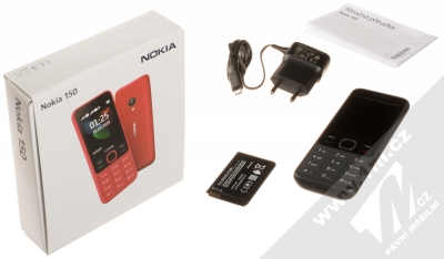 Nokia 150 Dual SIM (2020) černá (black) balení