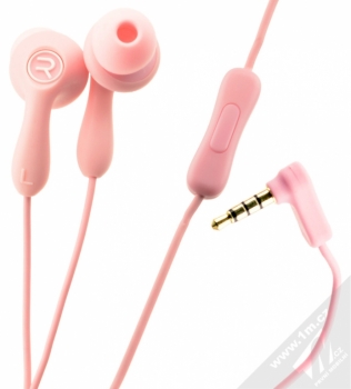 Remax Candy RM-505 sluchátka s mikrofonem a ovladačem růžová (pink)