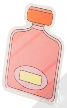 Samolepka Lahvička parfému růžová 1